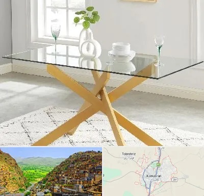 فروش میز شیشه ای در کامیاران