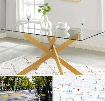 فروش میز شیشه ای در میرداماد