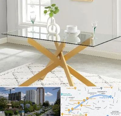 فروش میز شیشه ای در اندرزگو 