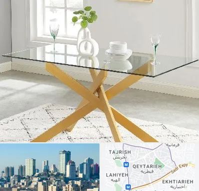 فروش میز شیشه ای در قیطریه 