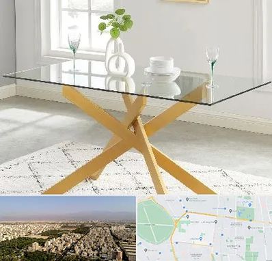 فروش میز شیشه ای در نازی آباد 