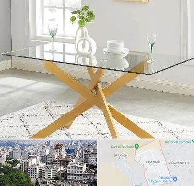 فروش میز شیشه ای در ولنجک 