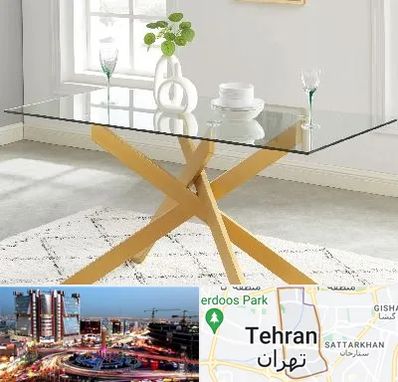 فروش میز شیشه ای در صادقیه 