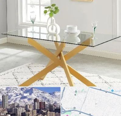 فروش میز شیشه ای در ازگل