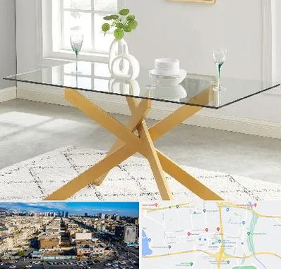 فروش میز شیشه ای در شهرک راه آهن 