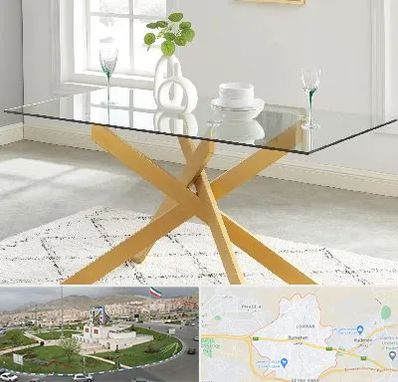 فروش میز شیشه ای در بومهن