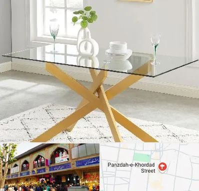 فروش میز شیشه ای در 15 خرداد
