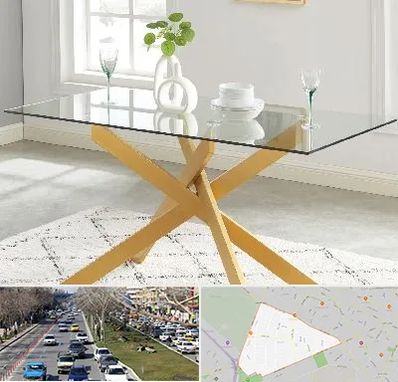 فروش میز شیشه ای در احمدآباد مشهد 