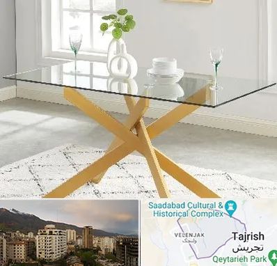 فروش میز شیشه ای در زعفرانیه 