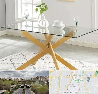 فروش میز شیشه ای در یوسف آباد 