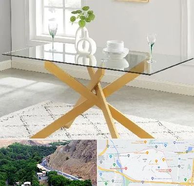 فروش میز شیشه ای در کن 