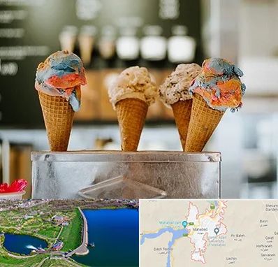 بستنی فروشی در مهاباد