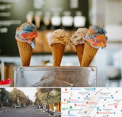 بستنی فروشی در شریعتی