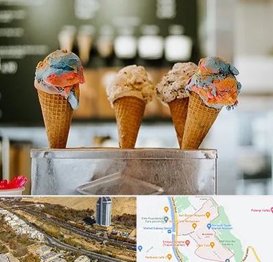 بستنی فروشی در خیابان نیایش شیراز