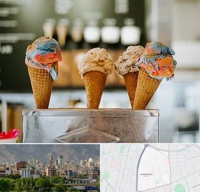 بستنی فروشی در جمشیدیه