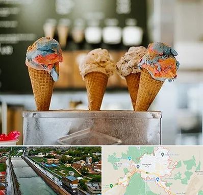 بستنی فروشی در مراغه