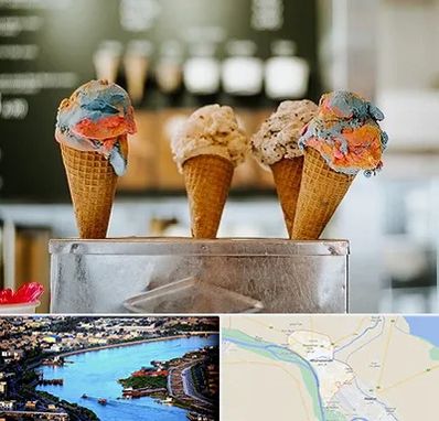 بستنی فروشی در خرمشهر