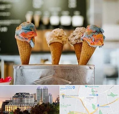 بستنی فروشی در فرشته