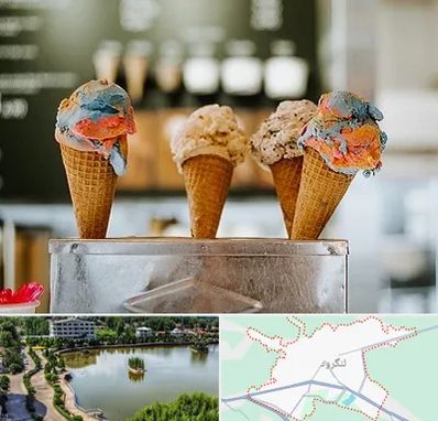 بستنی فروشی در لنگرود