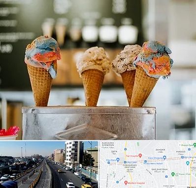 بستنی فروشی در پیروزی