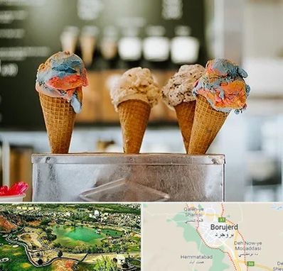 بستنی فروشی در بروجرد