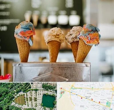 بستنی فروشی در وکیل آباد مشهد