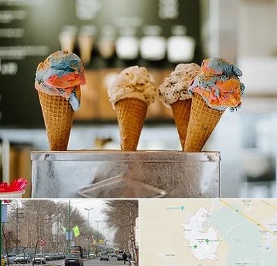 بستنی فروشی در نظرآباد کرج