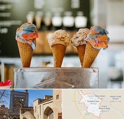 بستنی فروشی در تربت جام