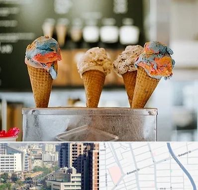 بستنی فروشی در خیابان بهشتی