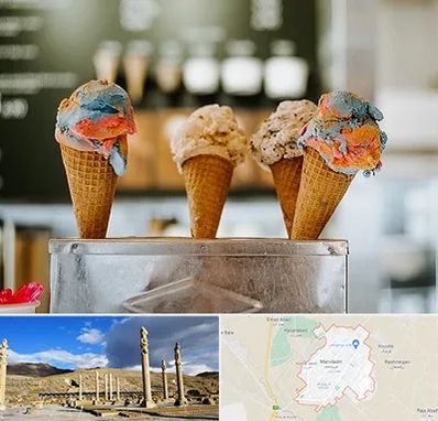 بستنی فروشی در مرودشت