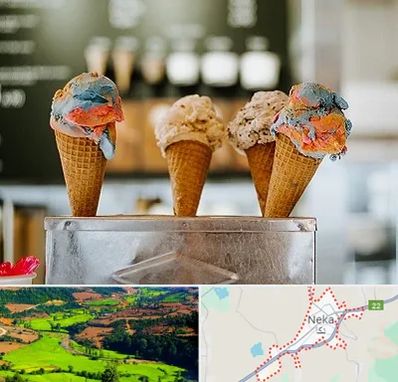 بستنی فروشی در نکا