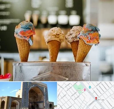 بستنی فروشی در مصلی مشهد