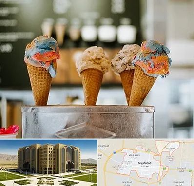 بستنی فروشی در نجف آباد