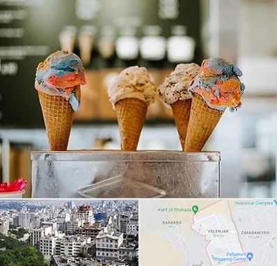 بستنی فروشی در ولنجک