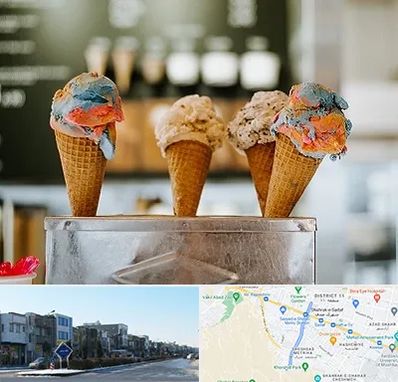 بستنی فروشی در شریعتی مشهد