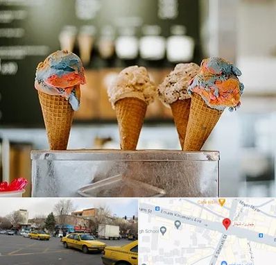 بستنی فروشی در شهناز تبریز