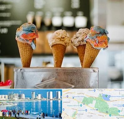 بستنی فروشی در چیتگر