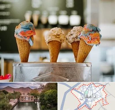 بستنی فروشی در دامغان