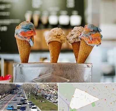 بستنی فروشی در احمدآباد مشهد