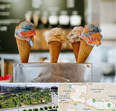 بستنی فروشی در پردیس