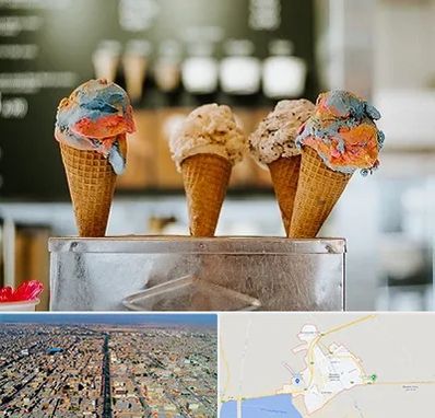 بستنی فروشی در بندر ماهشهر