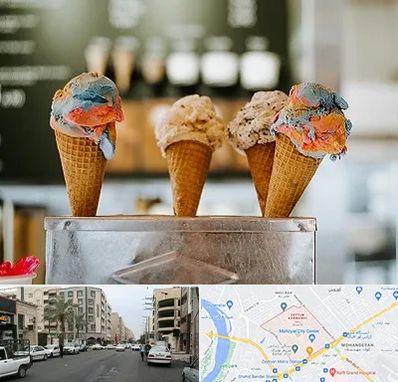 بستنی فروشی در زیتون کارمندی اهواز