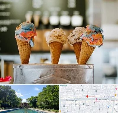 بستنی فروشی در هشت بهشت اصفهان