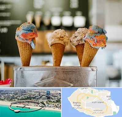 بستنی فروشی در کیش