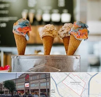 بستنی فروشی در قائمیه اسلامشهر