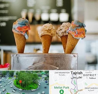 بستنی فروشی در تجریش