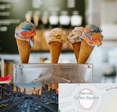 بستنی فروشی در نواب