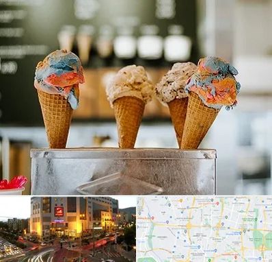 بستنی فروشی در جنت آباد تهران