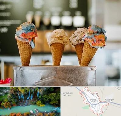 بستنی فروشی در دورود