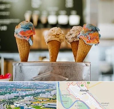 بستنی فروشی در آبادان